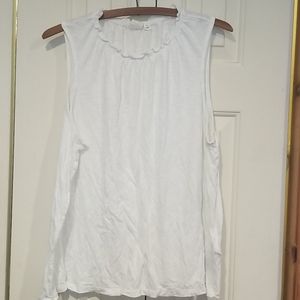 Gap white dressy tank